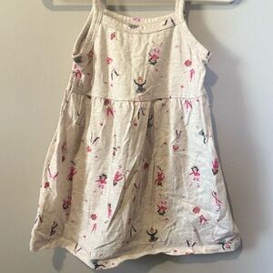 Old Navy Cream and Pink 18-24m Dress